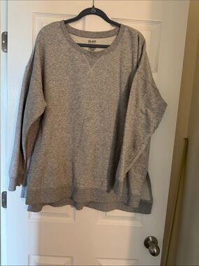 tek gear Gray Relaxed Crewneck Sweatshirt